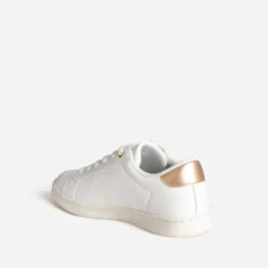 Tennis TEXTO blanche broderies exclusives fleurs