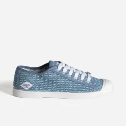 Tennis toile bleue LE TEMPS DES CERISES