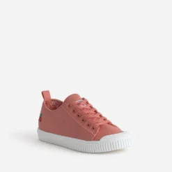 Tennis toile orange LE TEMPS DES CERISES