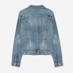 Veste en jean TEXTO bleu délavé
