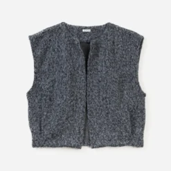 Veste TEXTO grise sans manches